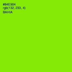 #84E904 - Bahia Color Image