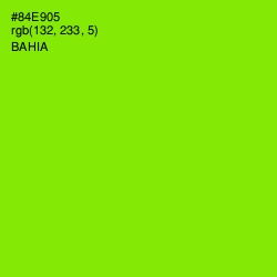 #84E905 - Bahia Color Image