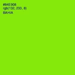 #84E908 - Bahia Color Image