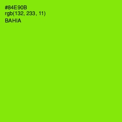 #84E90B - Bahia Color Image