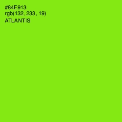 #84E913 - Atlantis Color Image