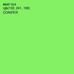 #84F164 - Conifer Color Image