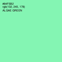 #84F5B2 - Algae Green Color Image