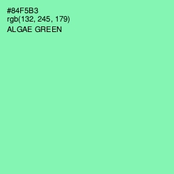 #84F5B3 - Algae Green Color Image
