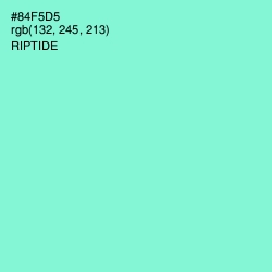 #84F5D5 - Riptide Color Image