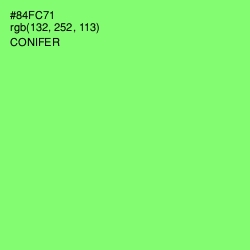 #84FC71 - Conifer Color Image