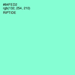 #84FED2 - Riptide Color Image
