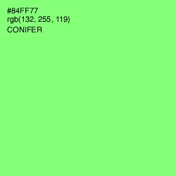 #84FF77 - Conifer Color Image