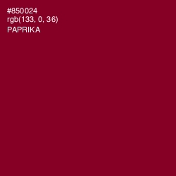 #850024 - Paprika Color Image