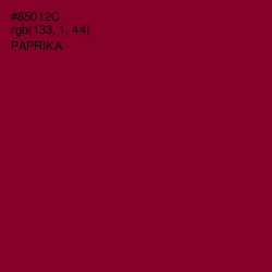 #85012C - Paprika Color Image