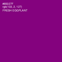 #85027F - Fresh Eggplant Color Image