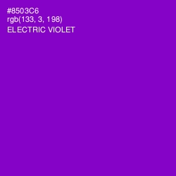 #8503C6 - Electric Violet Color Image