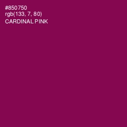 #850750 - Cardinal Pink Color Image