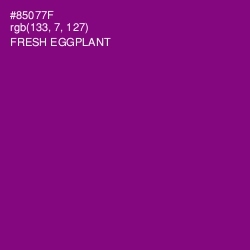 #85077F - Fresh Eggplant Color Image