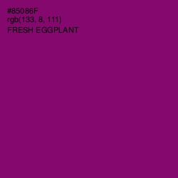 #85086F - Fresh Eggplant Color Image