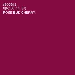 #850B43 - Rose Bud Cherry Color Image