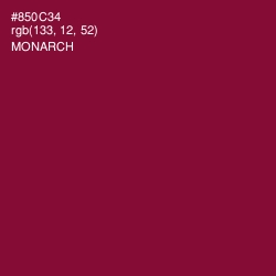#850C34 - Monarch Color Image