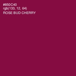 #850C40 - Rose Bud Cherry Color Image
