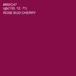 #850C47 - Rose Bud Cherry Color Image