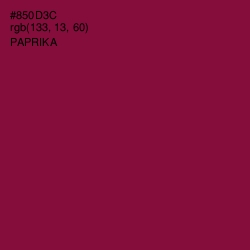 #850D3C - Paprika Color Image