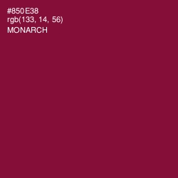 #850E38 - Monarch Color Image