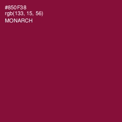 #850F38 - Monarch Color Image