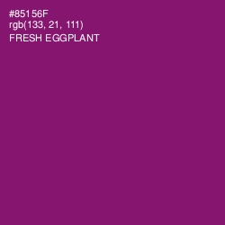 #85156F - Fresh Eggplant Color Image