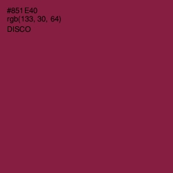 #851E40 - Disco Color Image