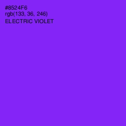 #8524F6 - Electric Violet Color Image