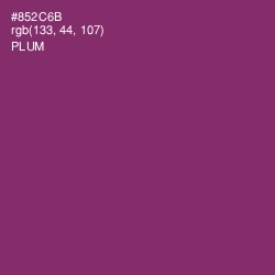 #852C6B - Plum Color Image