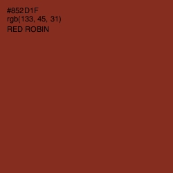 #852D1F - Red Robin Color Image