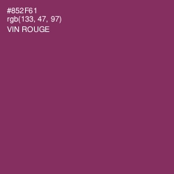 #852F61 - Vin Rouge Color Image