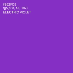 #852FC5 - Electric Violet Color Image