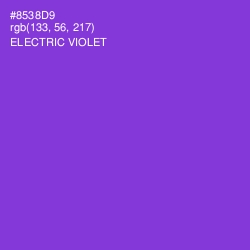 #8538D9 - Electric Violet Color Image