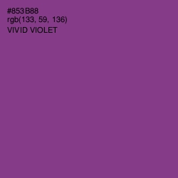 #853B88 - Vivid Violet Color Image