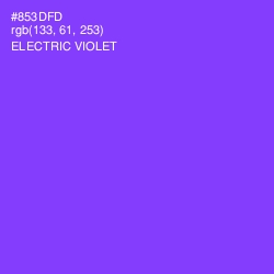 #853DFD - Electric Violet Color Image