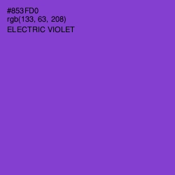 #853FD0 - Electric Violet Color Image