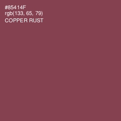 #85414F - Copper Rust Color Image