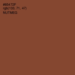 #85472F - Nutmeg Color Image