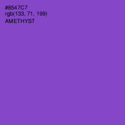 #8547C7 - Amethyst Color Image