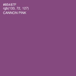 #85487F - Cannon Pink Color Image