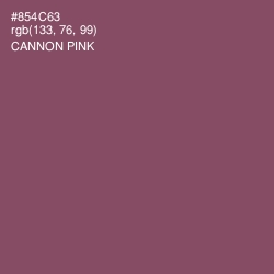 #854C63 - Cannon Pink Color Image