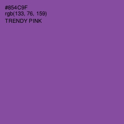#854C9F - Trendy Pink Color Image