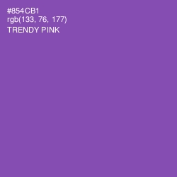 #854CB1 - Trendy Pink Color Image
