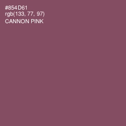 #854D61 - Cannon Pink Color Image