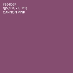 #854D6F - Cannon Pink Color Image