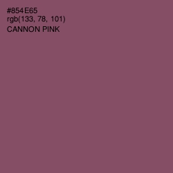 #854E65 - Cannon Pink Color Image