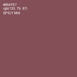 #854F57 - Spicy Mix Color Image