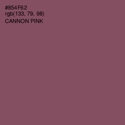 #854F62 - Cannon Pink Color Image