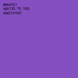 #854FC1 - Amethyst Color Image